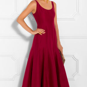 Brand New Halston Heritage Fluted Gown